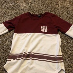 Rue21 kinda worn magenta tee